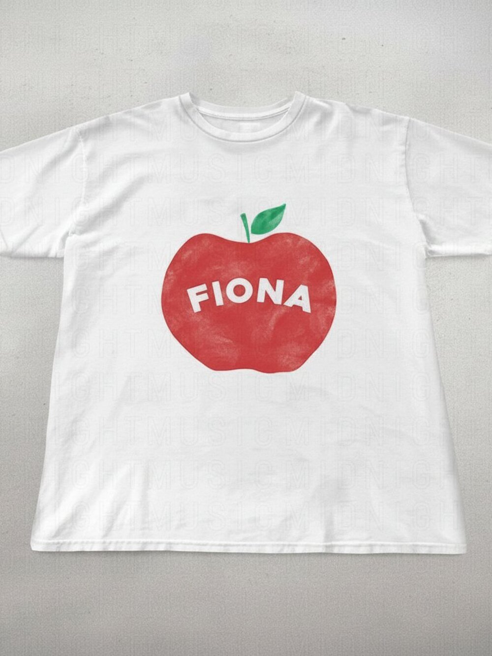Custom Apple Name T-Shirt | Personalized Cute Graphic Tee | Minimal Aesthetic